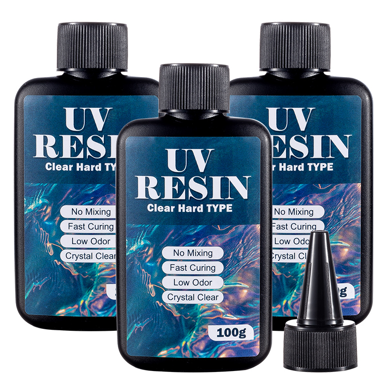 Epoxy Uv Resin Kit - 100/200/300g UV-hars Hard Type Kristalheldere Lijm