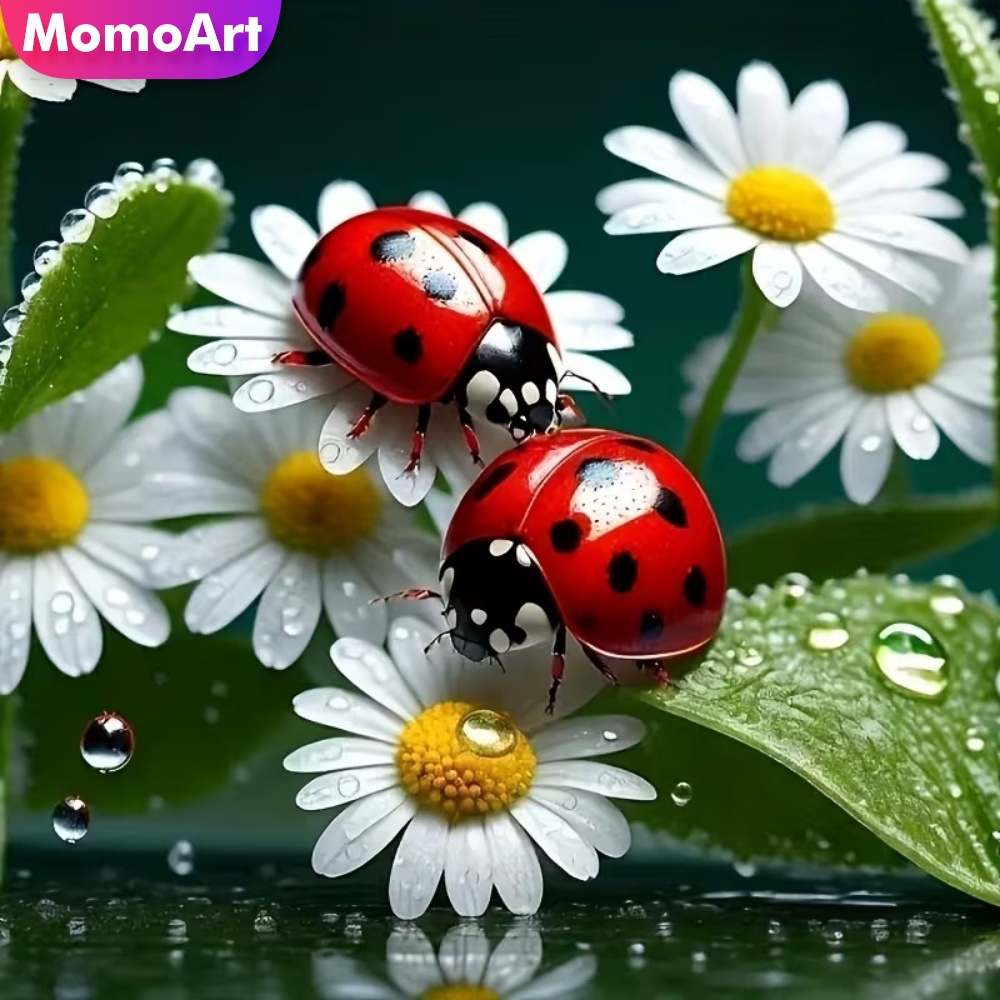 Resin Craft For Beginners - Momoart Diamond Painting Lieveheersbeestje Dierenpatroon voor