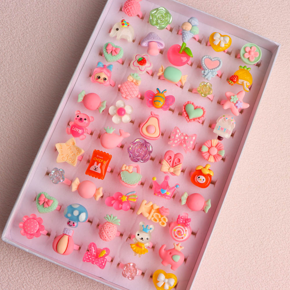 Flower Preservation Resin - 10/20/30/50/100 stks/partij Mode Cartoon Zoete Leuke