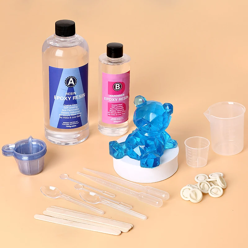 Mixing Cup Silicone - Epoxyhars Kit Kristalhelder Gemakkelijk mengen AB-hars