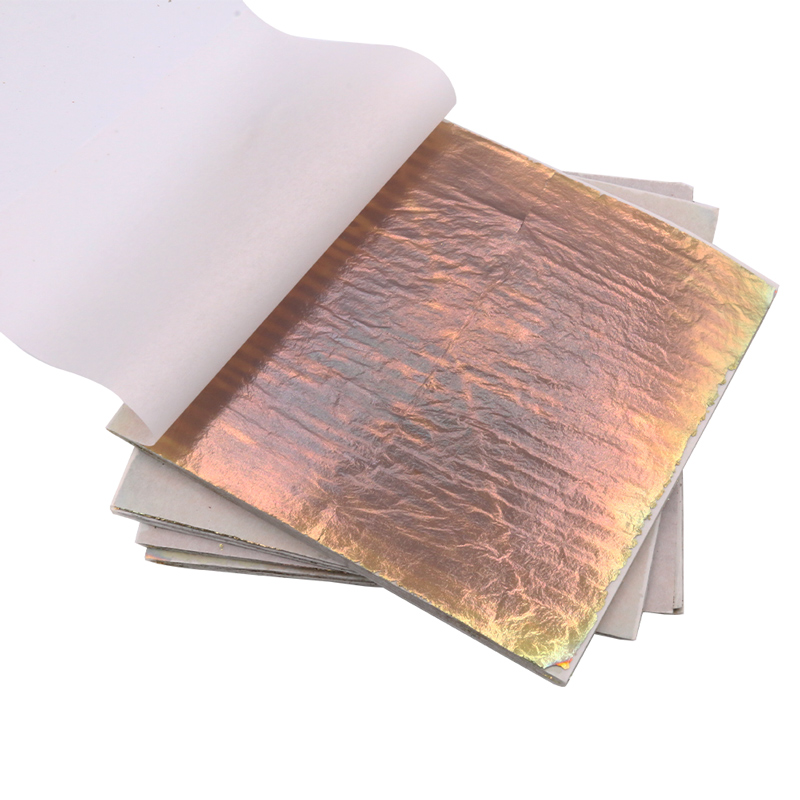 Gold Foil Flakes - 14x14 cm Kleurrijke Imitatie Bladgoud Bonte