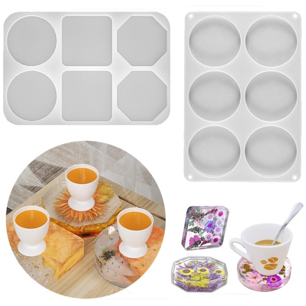 Resin Craft For Beginners - Gemakkelijk te gebruiken creatieve onderzetters siliconen