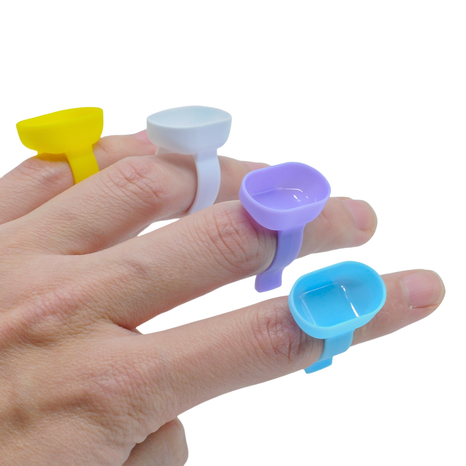 Mixing Cup Silicone - 100 Stuks Tandheelkundige Mengen Vinger Ring