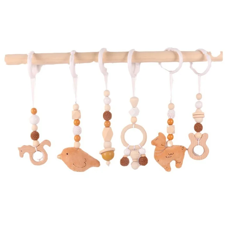 Wood Ring Blank - 6 Stuks Houten Baby Speelgoed Houten