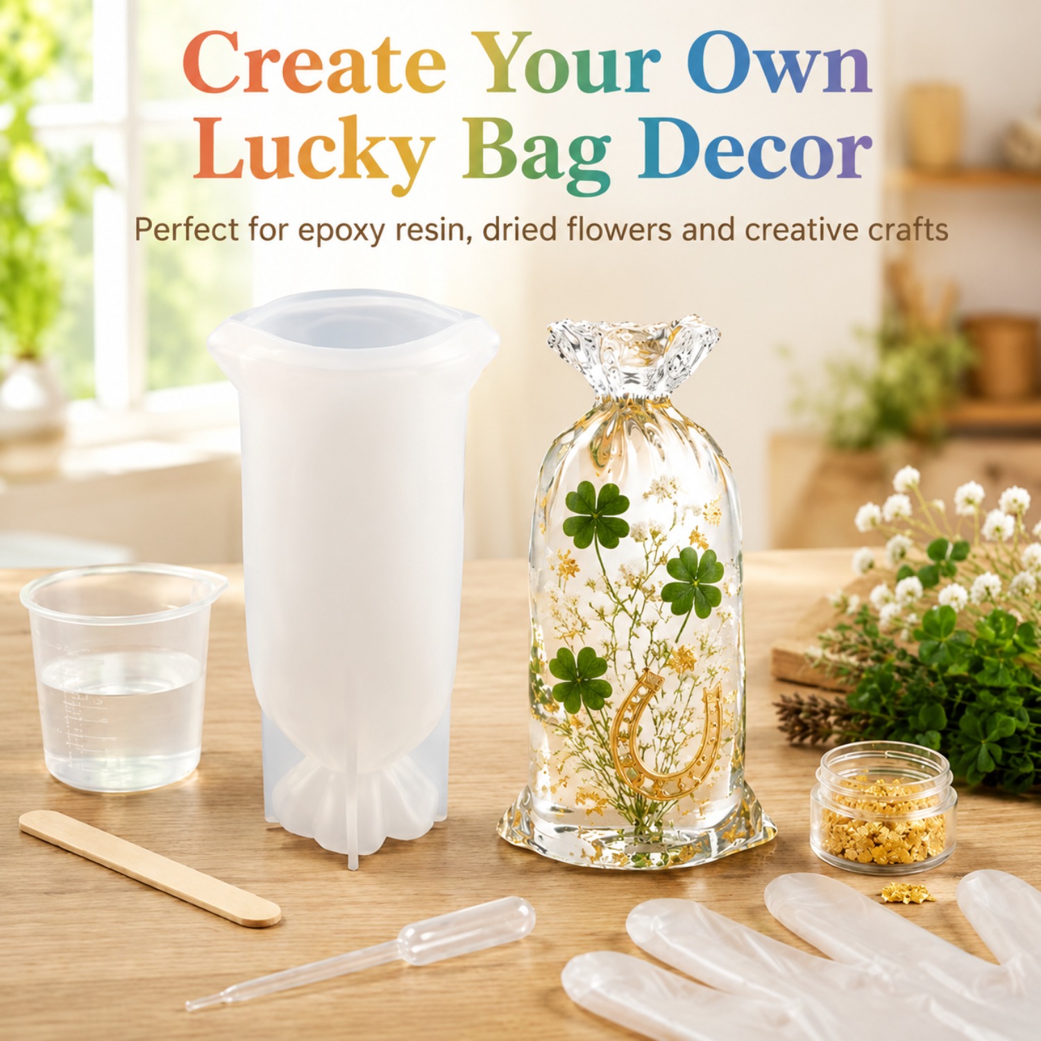 Flower Preservation Resin - Lucky Bag hars-siliconenmallen, herbruikbare siliconenmallen voor