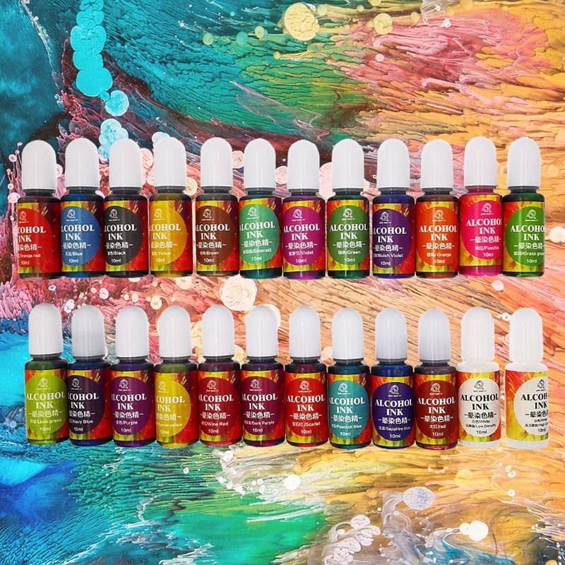 Resin Dye Alcohol - 24 Kleur 10Ml Art Inkt Alcohol