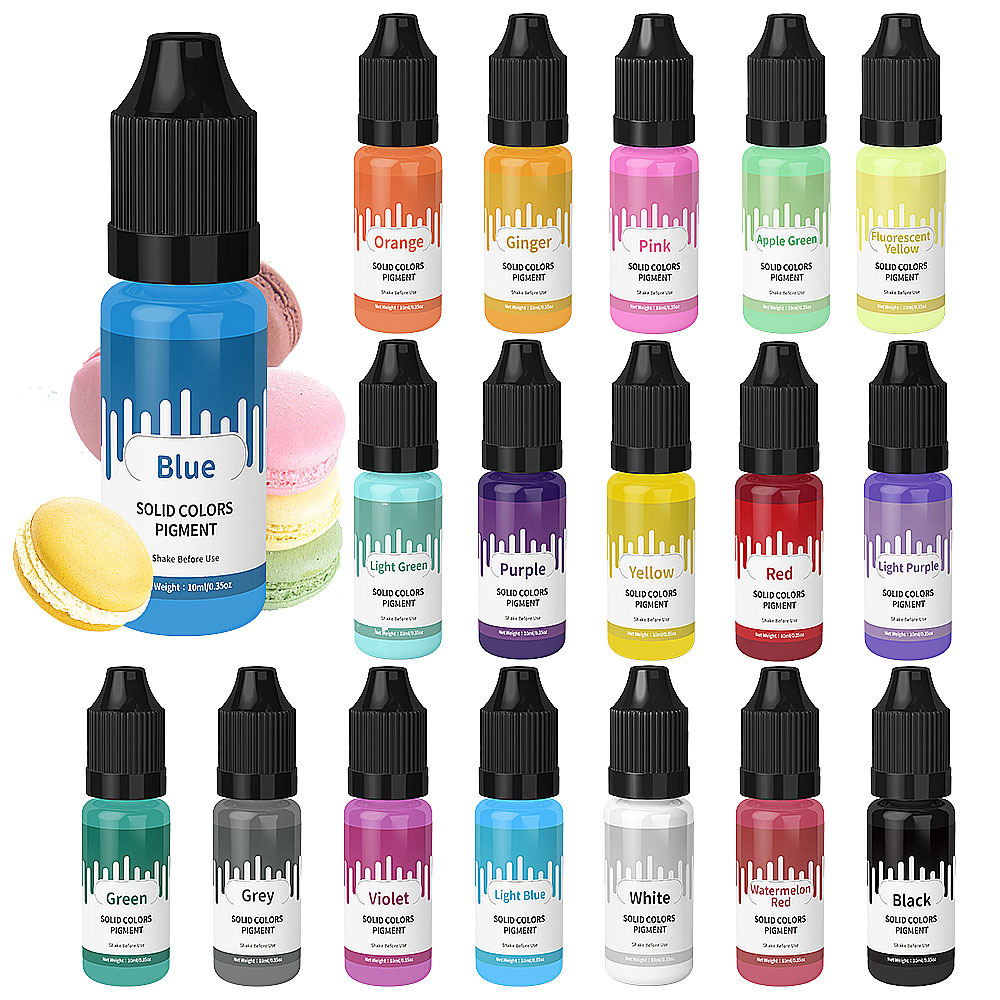18 Kleuren 10 ml Macaron Effen - Resin Pigment Set recensie en prijs