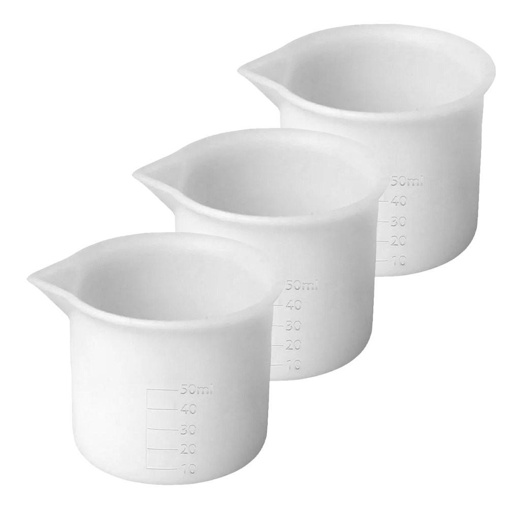 3 stuks 50ml siliconen maatbek - Mixing Cup Silicone recensie en prijs