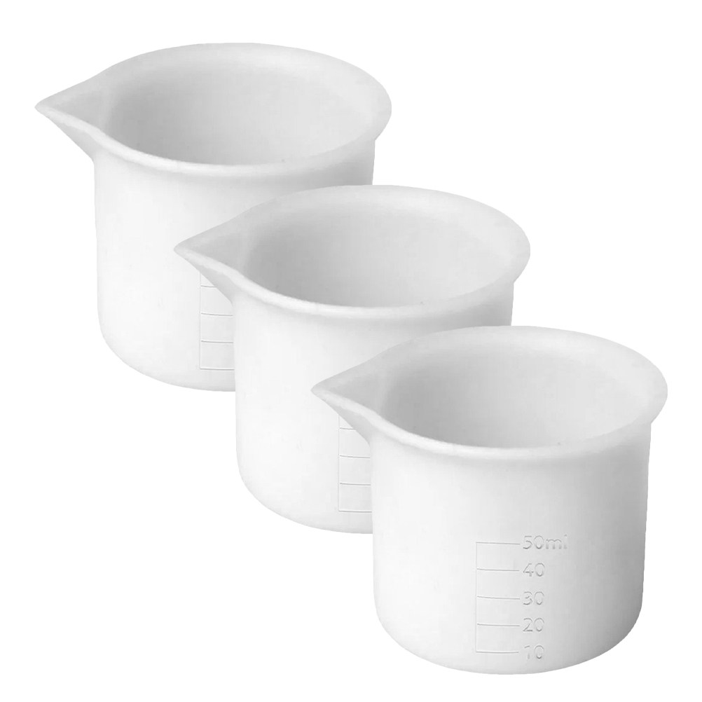 3 stuks 50ml siliconen maatbek - Mixing Cup Silicone recensie en prijs