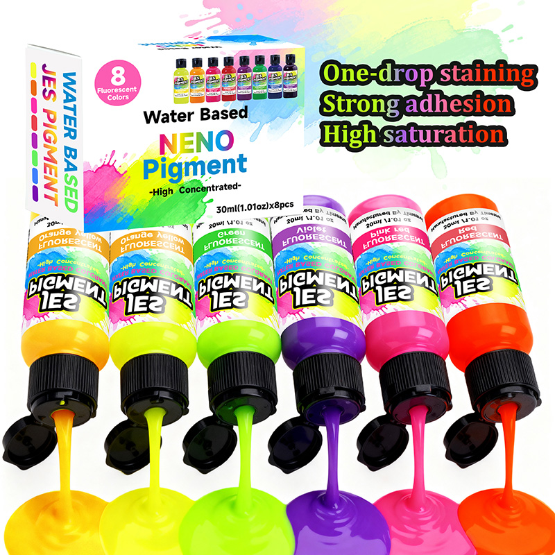 8 kleuren/set fluorescerend pi - Resin Pigment Set recensie en prijs
