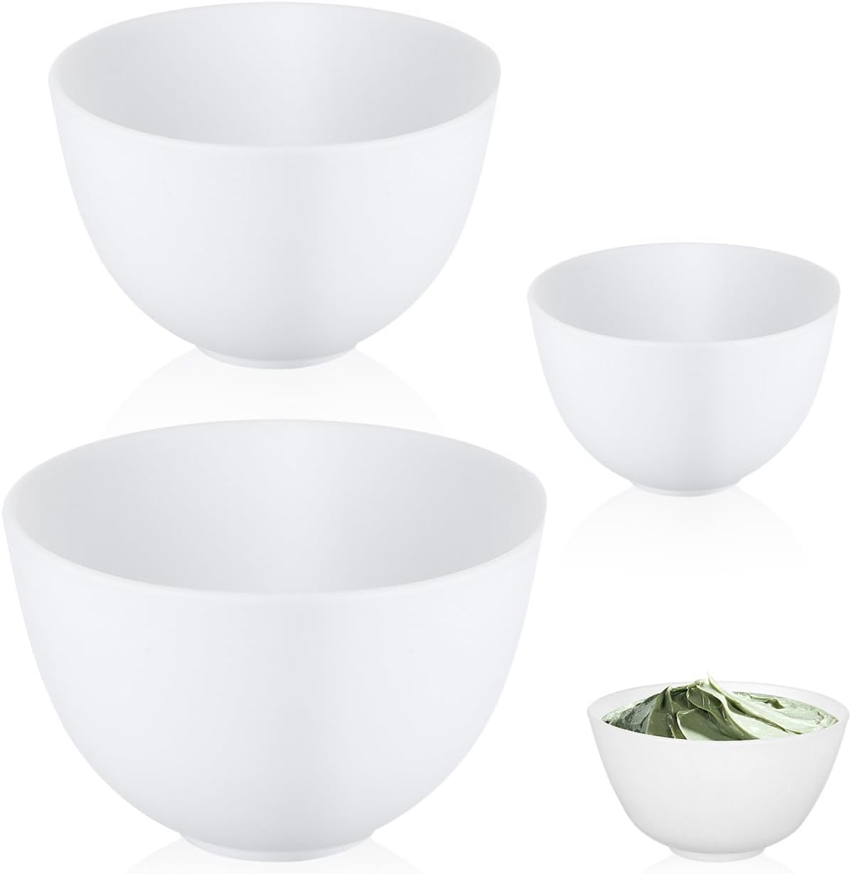 3-delige set siliconen kommen  - Mixing Cup Silicone recensie en prijs