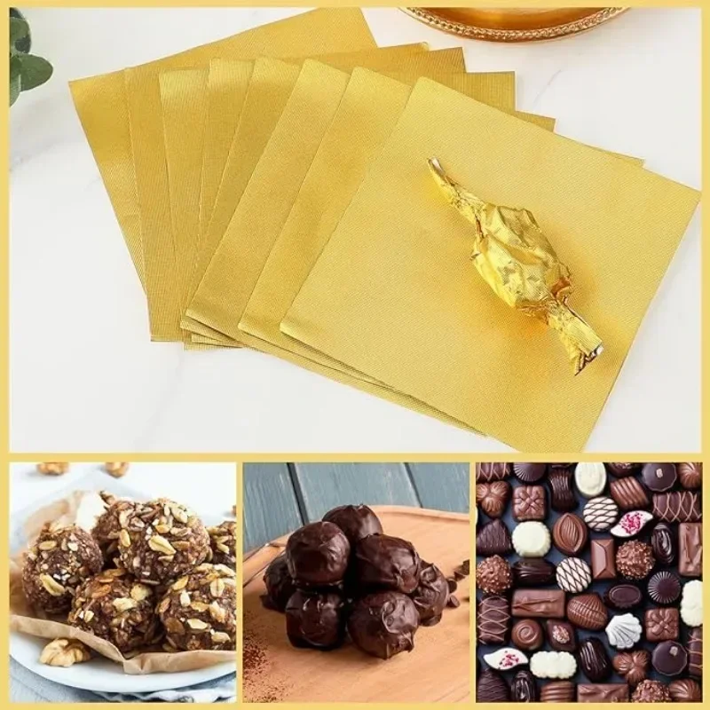100PCS Grote Dubai Chocolade C - Gold Foil Flakes recensie en prijs