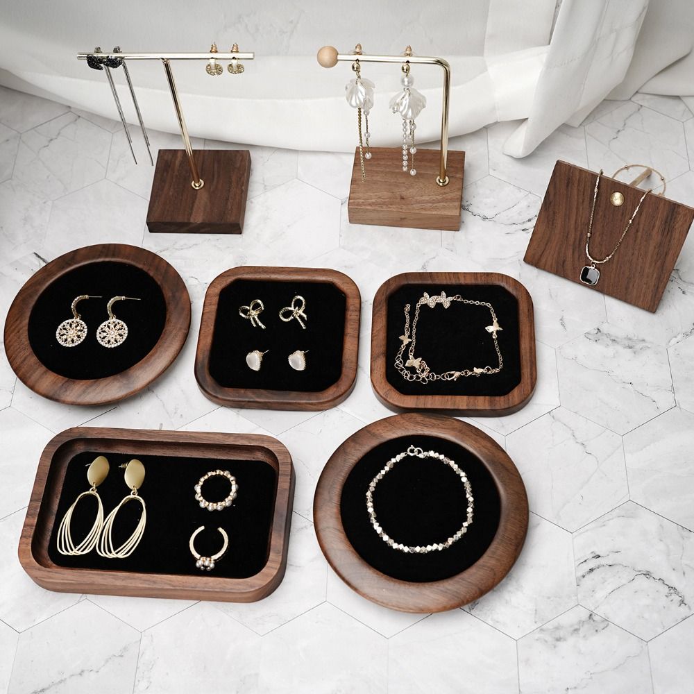 Eenvoudige geometrie houten ri - Wood Ring Blank recensie en prijs
