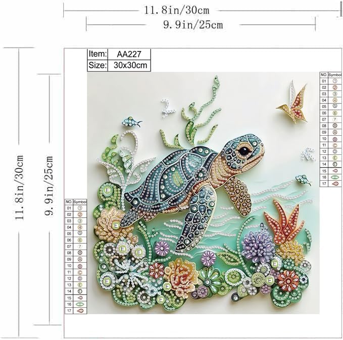 Zeeschildpad Diamant Schilder  - Resin Craft For Beginners recensie en prijs