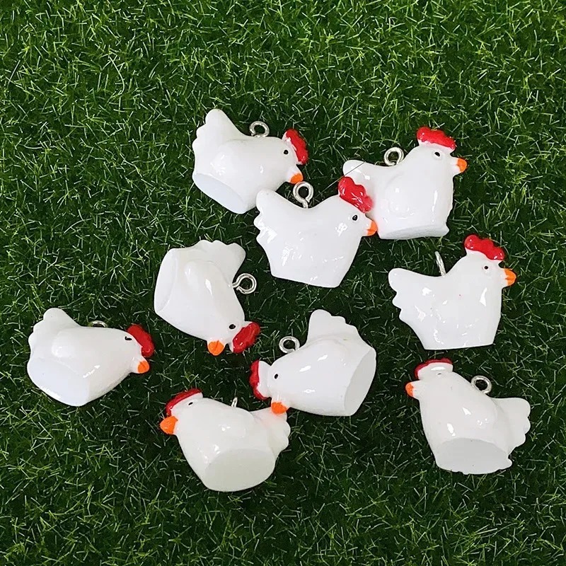10 stuks schattige mini 3D kip - Resin Craft Supplies recensie en prijs