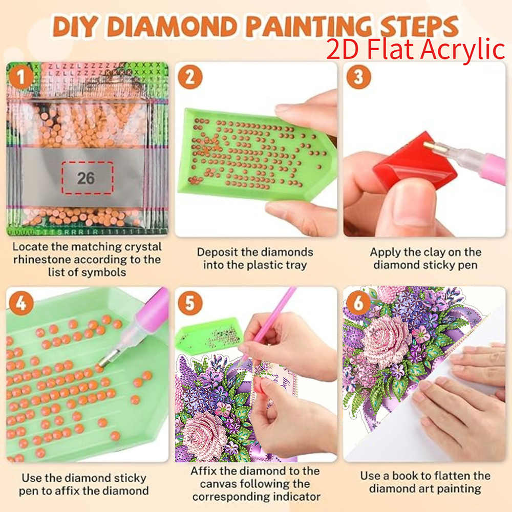 2D plat acryl, 5D DIY diamant  - Resin Craft For Beginners recensie en prijs