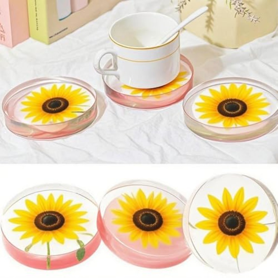 6-delige diepe ronde siliconen - Flower Preservation Resin recensie en prijs