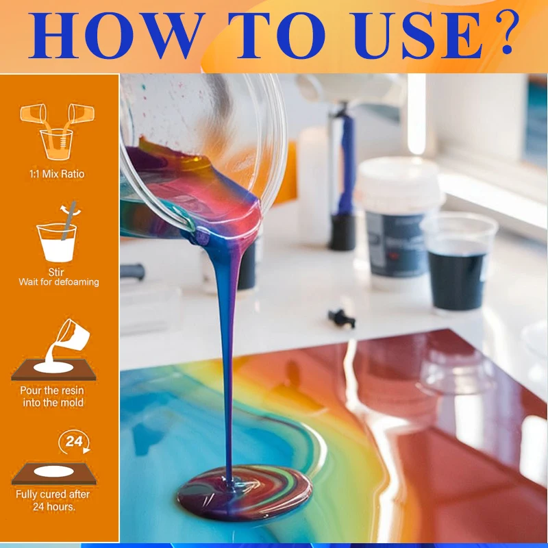 Eenvoudig te mengen epoxyhars  - Epoxy Uv Resin Kit recensie en prijs
