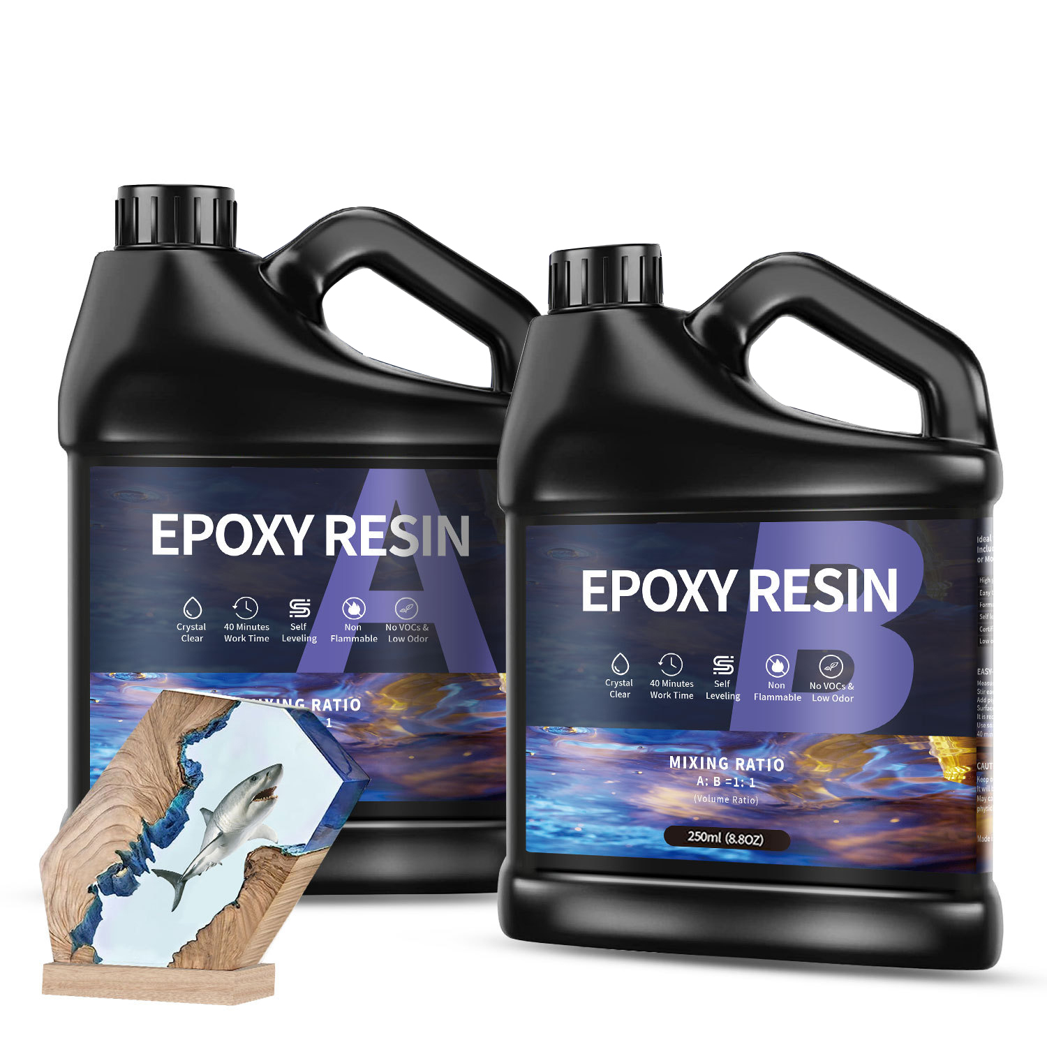 500g/1000g AB Epoxyharslijm Ho - Epoxy Uv Resin Kit recensie en prijs