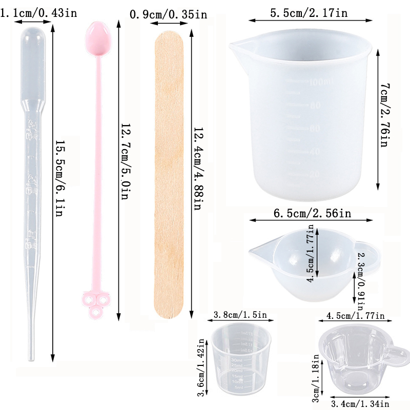 Epoxyhars gereedschapsset Sili - Mixing Cup Silicone recensie en prijs