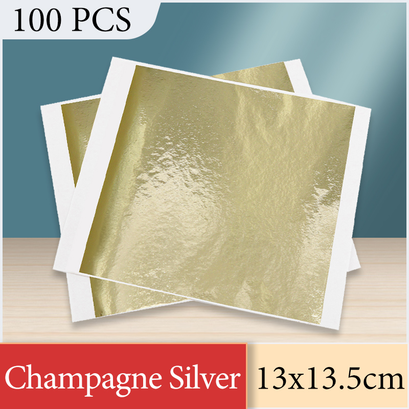 13x13.5 cm Champagne Zilverfol - Gold Foil Flakes recensie en prijs