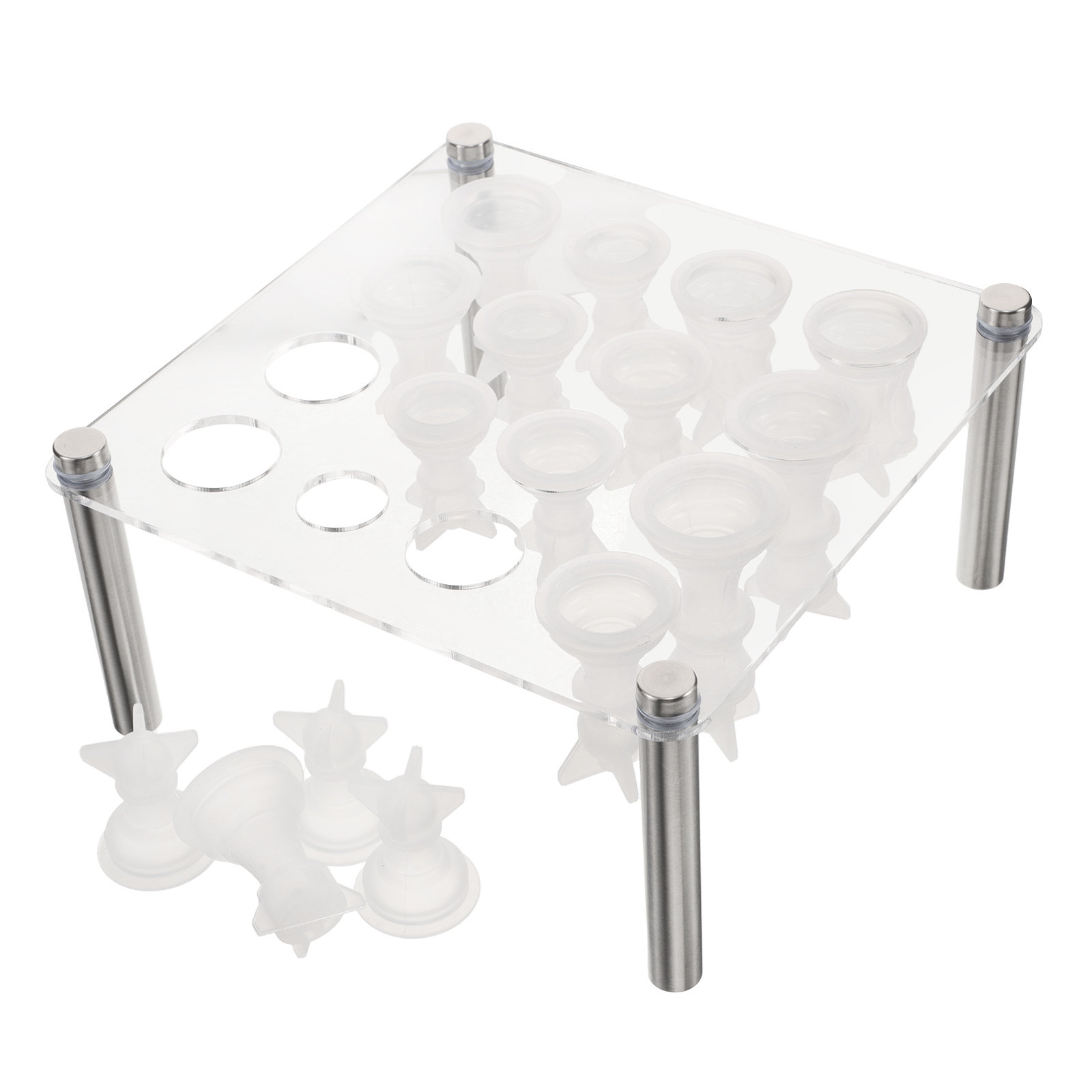 1Set Schaakstukken Siliconen M - Resin Craft Workshop recensie en prijs