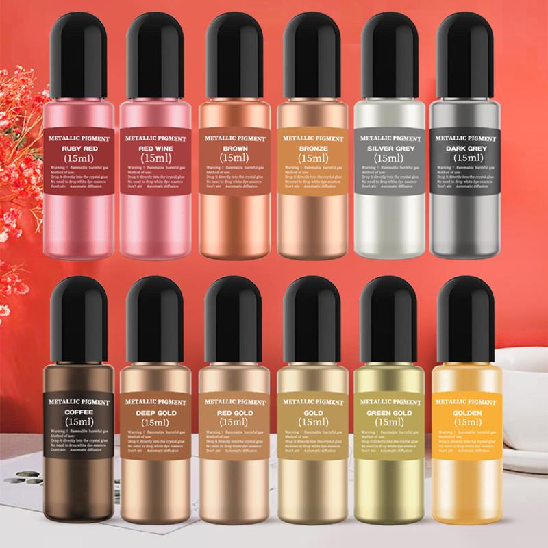 15Ml Metaalhars Pigment Alcoho - Resin Dye Alcohol recensie en prijs