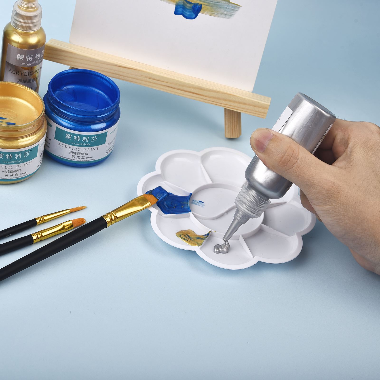 7 Kleuren 60Ml/Fles Metallic P - Resin Pigment Set recensie en prijs