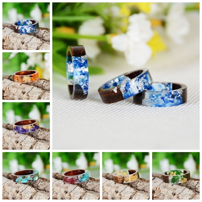Creatieve Houten Hars Ring voo - Dried Flower Bulk recensie en prijs
