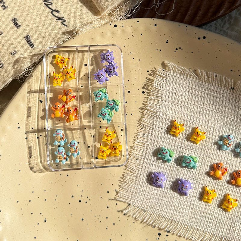 Pokemon nagelkunstaccessoires, - Resin Crafts recensie en prijs