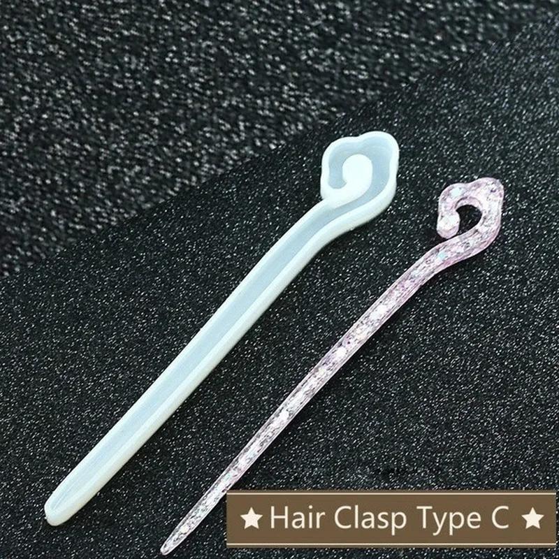 Nieuwe transparante haarspeld  - Resin Craft Supplies recensie en prijs