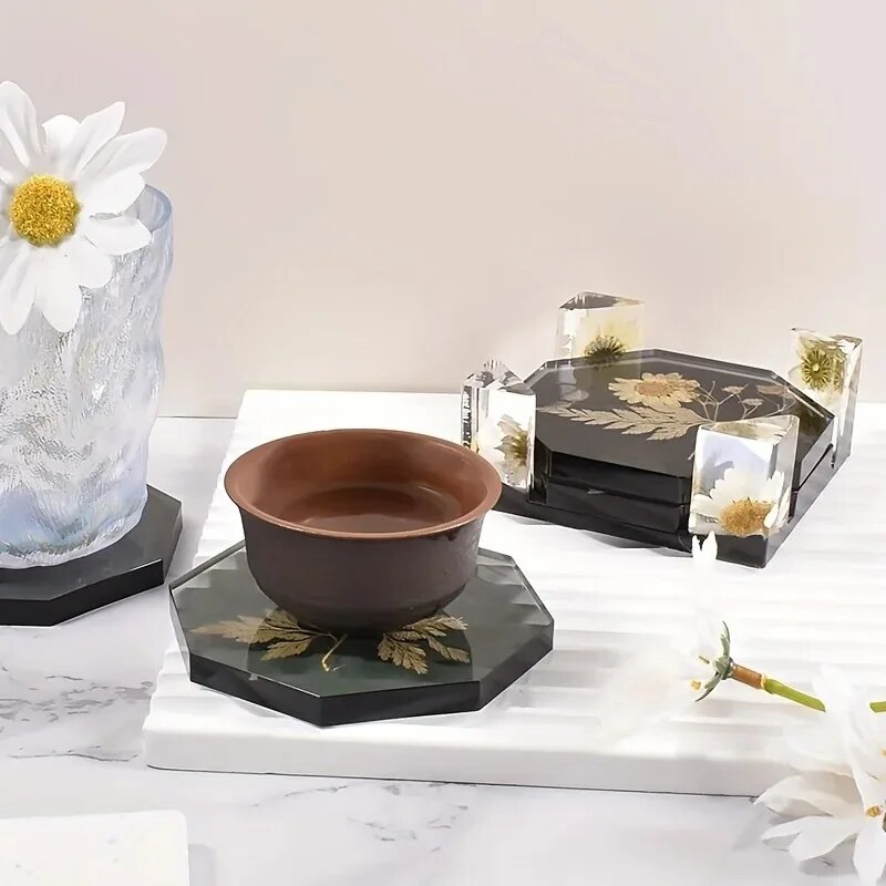 Coaster hars mallen set inclus - Gold Foil Flakes recensie en prijs