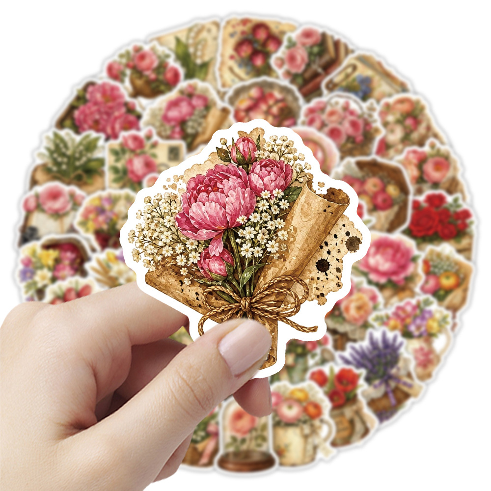 50 stuks vintage bloemensticke - Dried Flower Bulk recensie en prijs