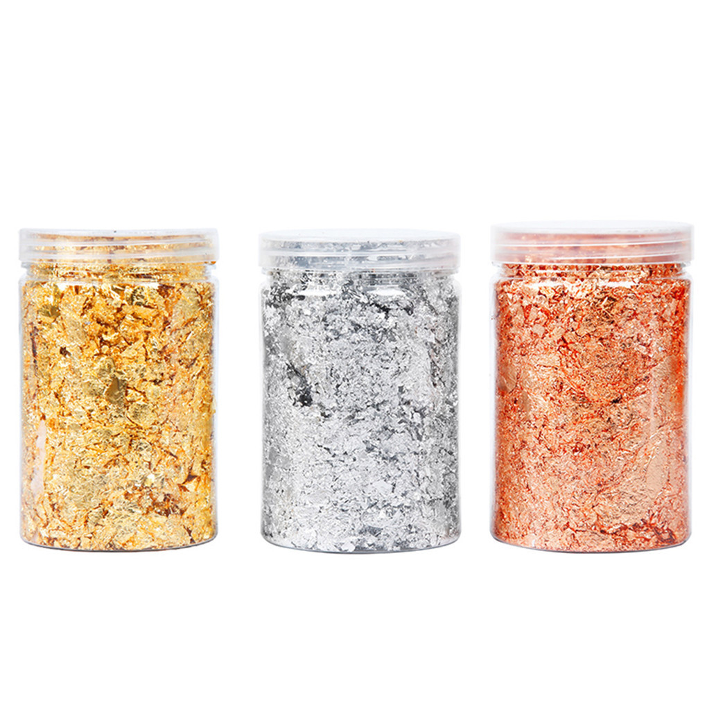 Glanzende echte bladgoud Schab - Gold Foil Flakes recensie en prijs