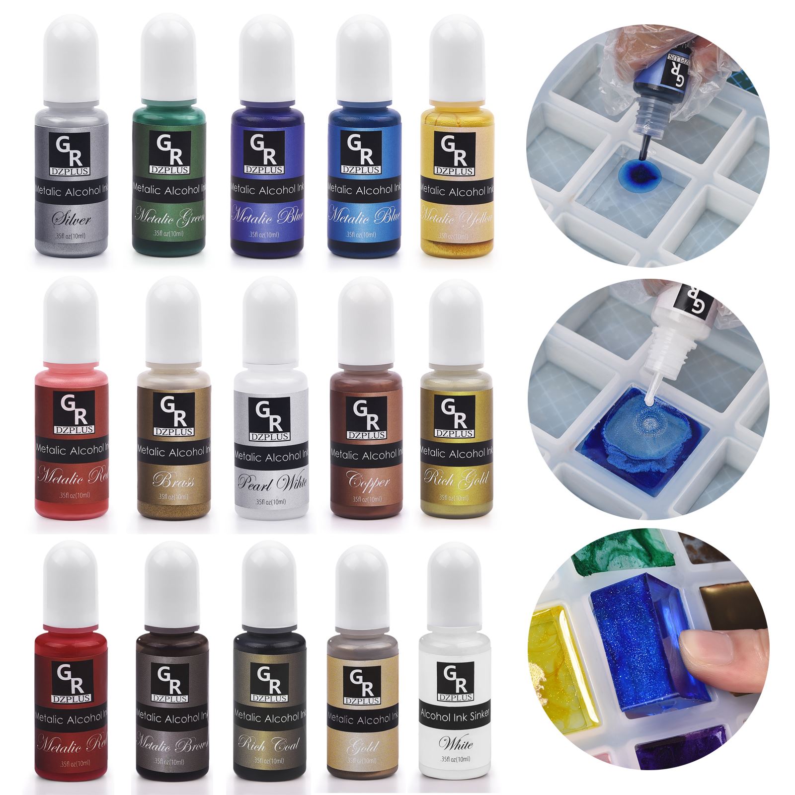 1 Set Hars Pigment Kit Art Ink - Resin Dye Alcohol recensie en prijs