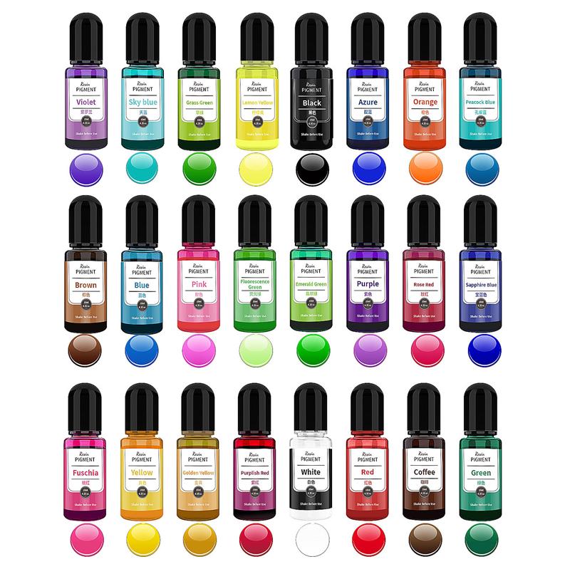 24 Kleur Kunst Inkt Alcohol Ha - Resin Dye Alcohol recensie en prijs