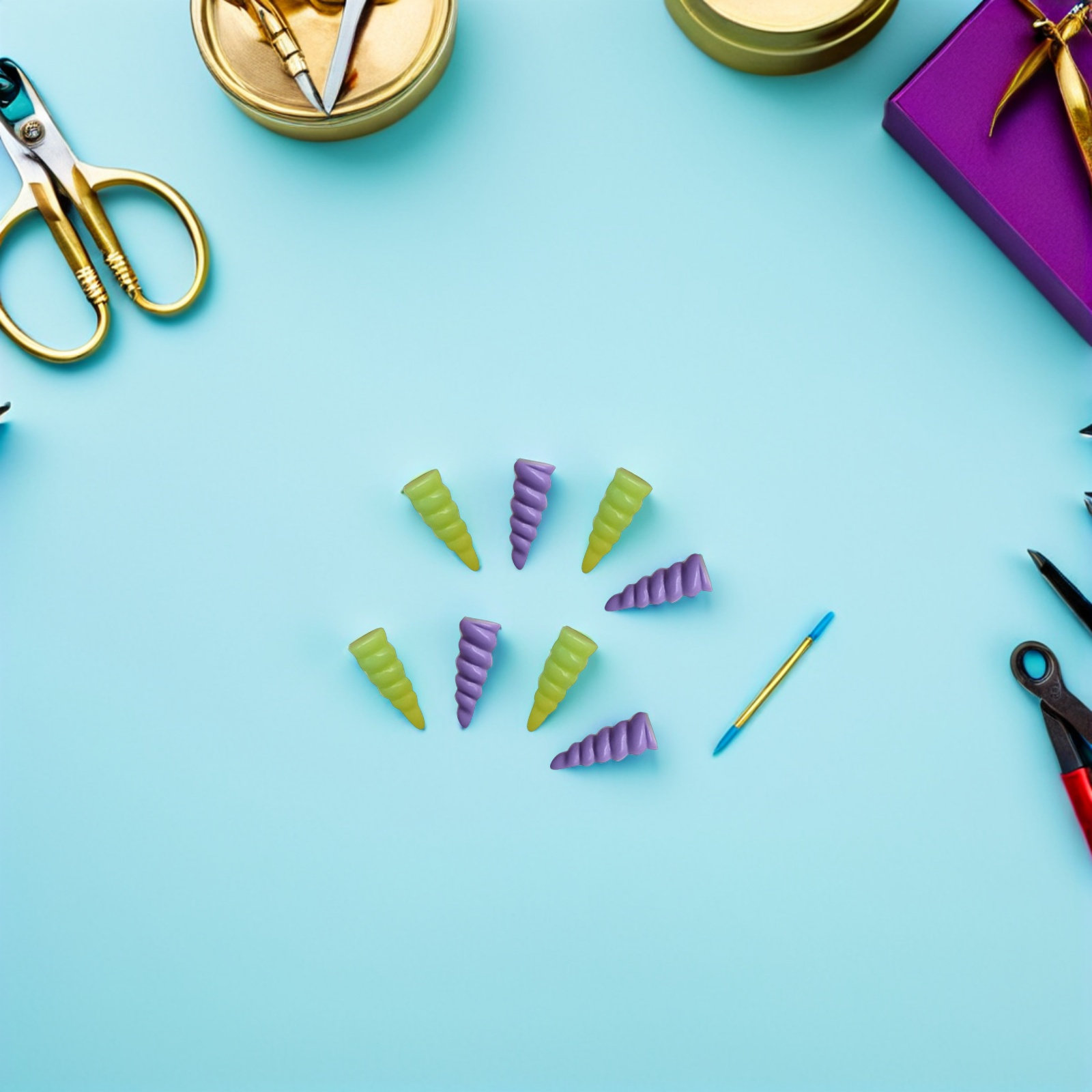 10 stuks eenhoornhoorn van har - Resin Craft Supplies recensie en prijs
