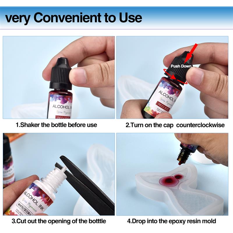 1 Set Epoxyhars Pigment Kit Ar - Resin Dye Alcohol recensie en prijs
